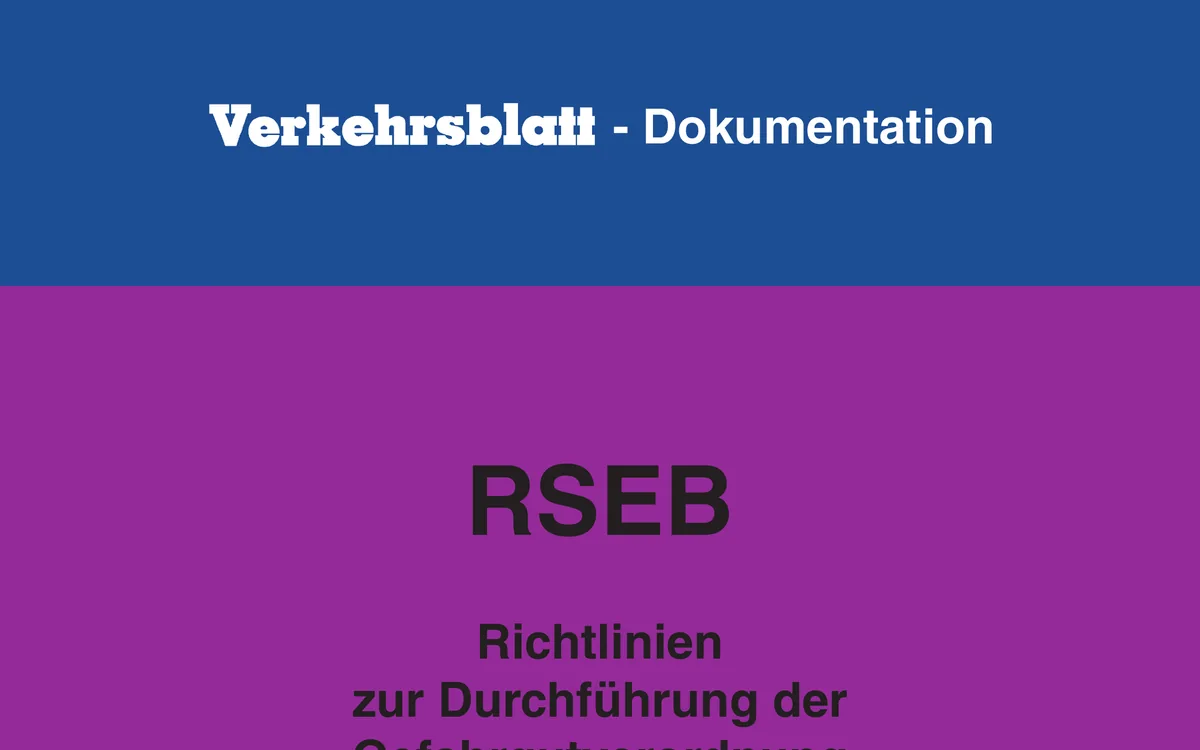 Titelseite der RSEB 2025 des Bundesministeriums für Verkehr