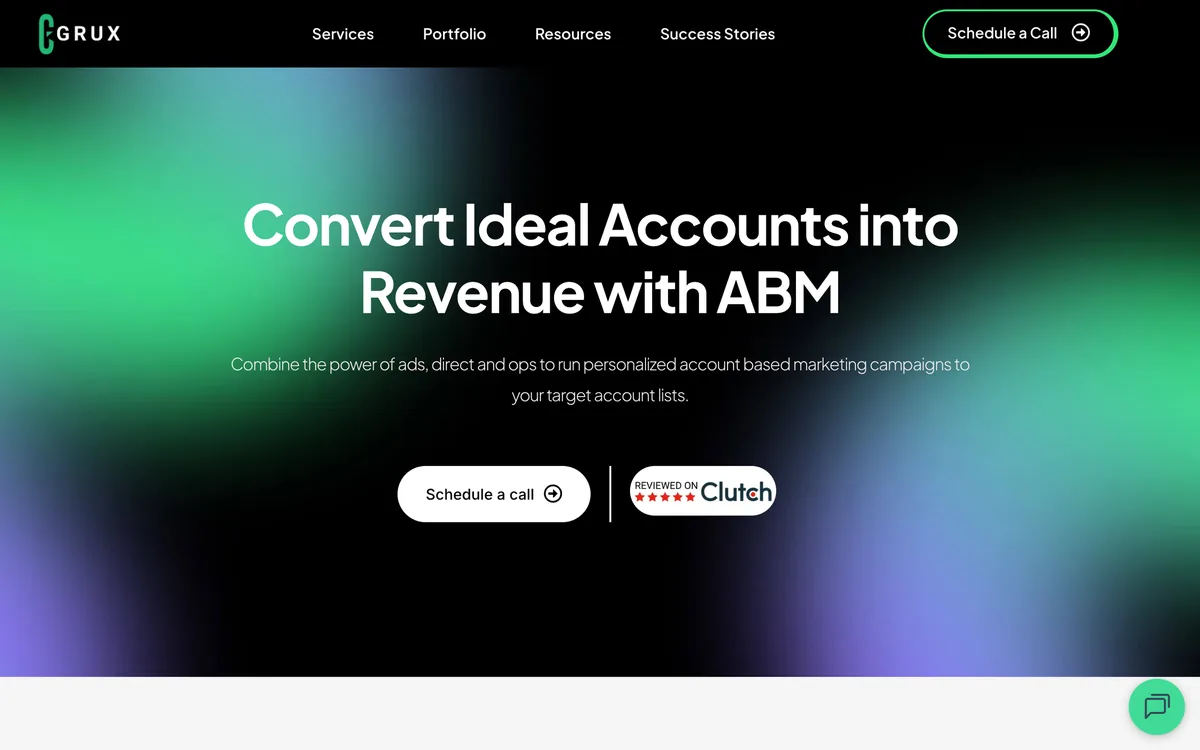 Grux Digital's Fretron case study with ABM and Google campaign actions